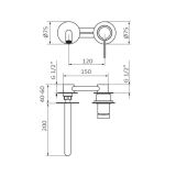 Inbouw Wastafelkraan Time male chroom